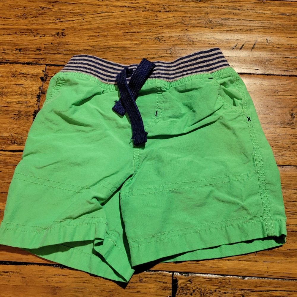 5/$20 boys 24m green shorts
